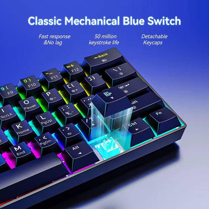 Goldstern - kabellose/wireless Gaming-Tastatur - CX23 Schwarz