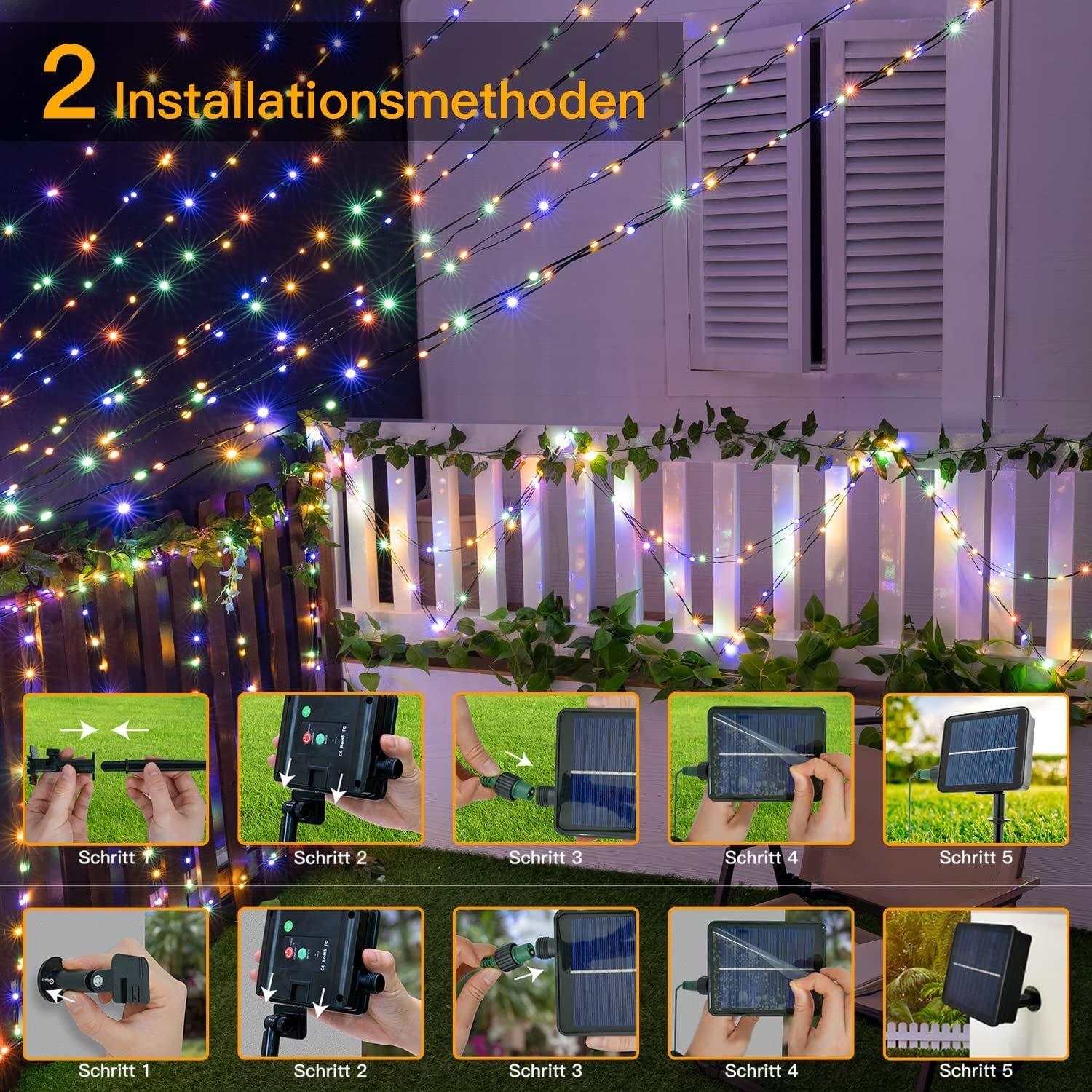 Ollny LED Solar - Lichterkette Set