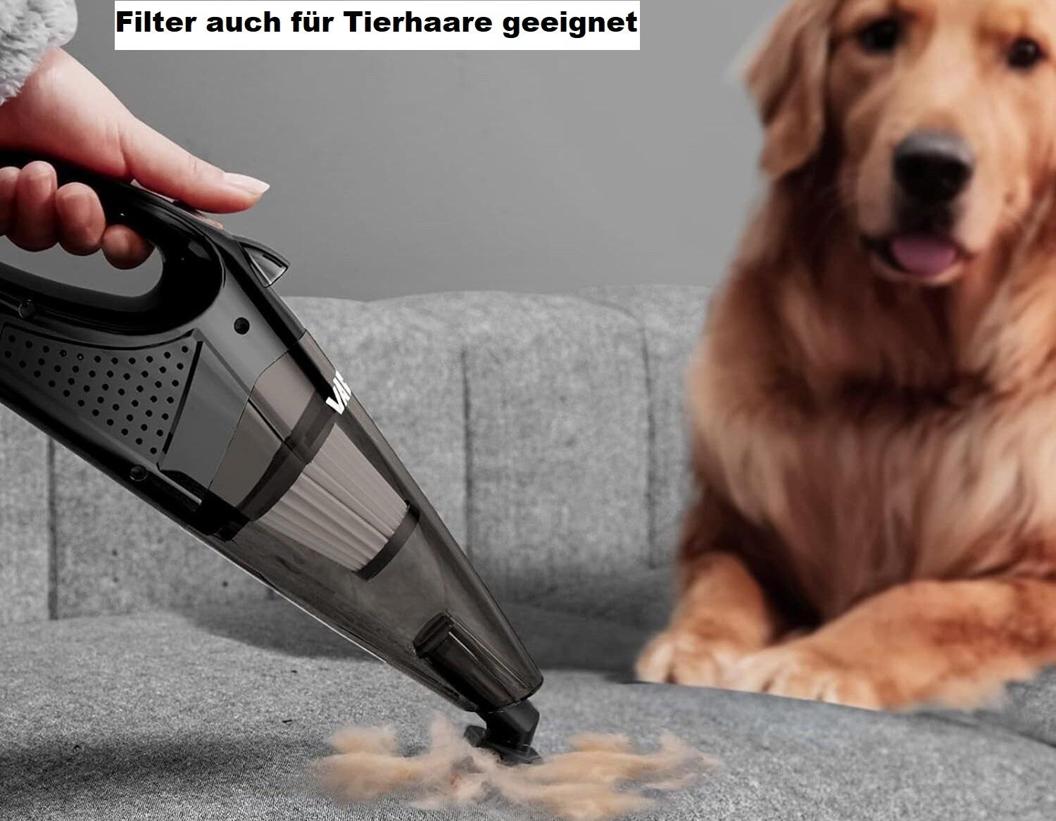 2x HEPA-Filter für VacLife VL189 Handstaubsauger  waschbar & wiederverwendbar, gegen Staub & Tierhaare