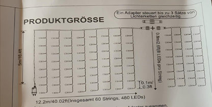 ECOWHO - LED Lichternetz 480-flammig - NWXZ