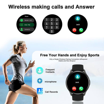 Cinnosip - Smartwatch - Schwarz