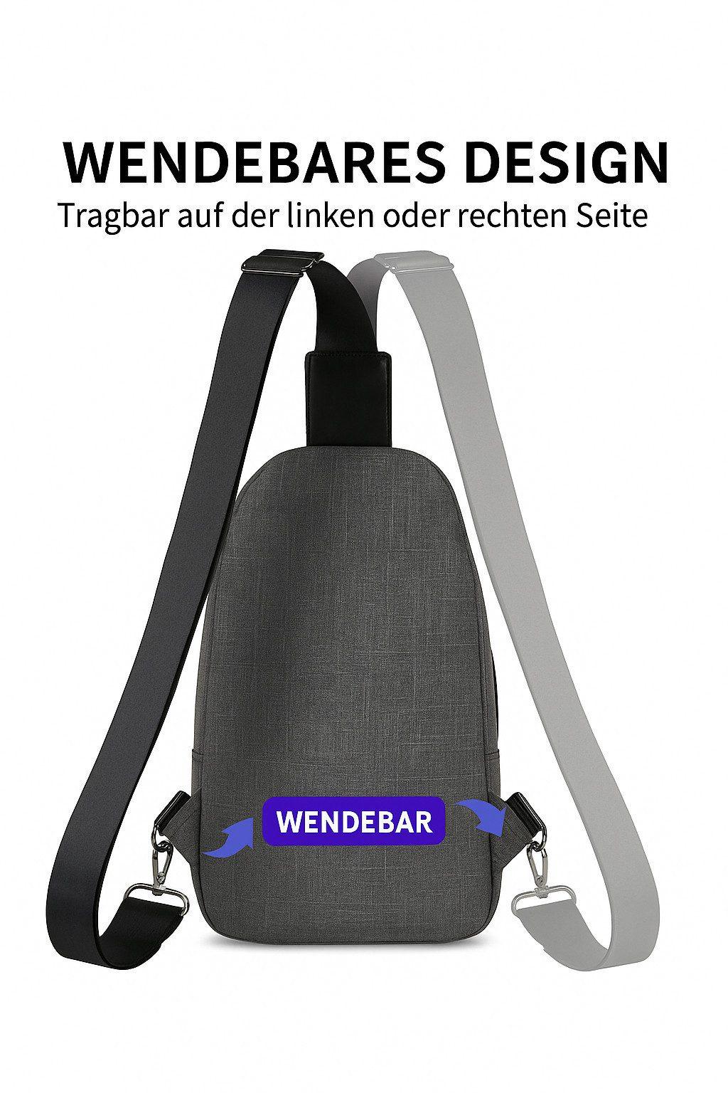 Umhängetasche - Grau