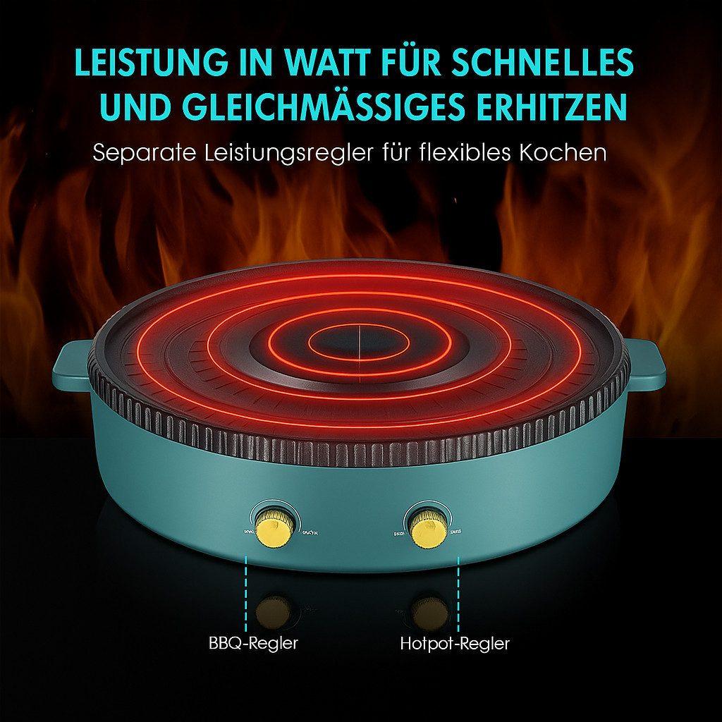 BAOSHISHAN - Smokeless Elektrogrill mit Hotpot