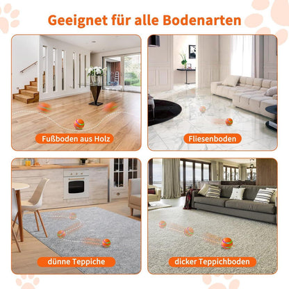 Auto Pet Toy - Ball - Orange
