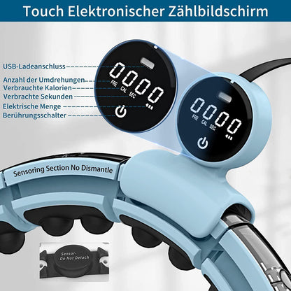 Hula Hoop Reifen - Digi Smart 44F - Hellblau