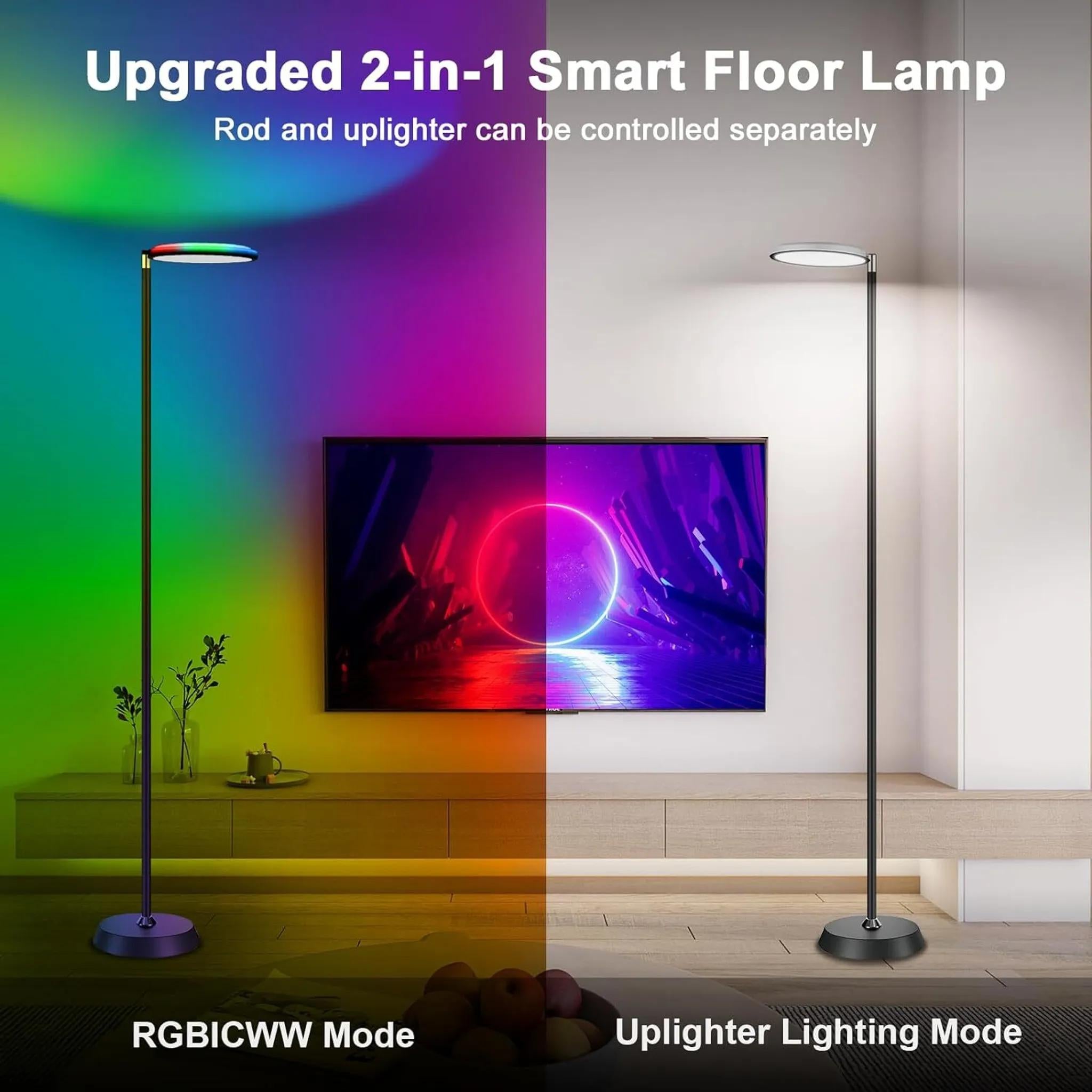 RGBW - LED Stehlampe - Dimmbar