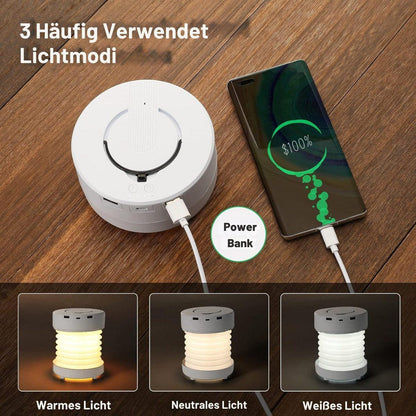 Faltbare Smart LED Leuchte - Weiß
