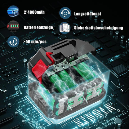 Handkettensäge mit Akku 8000mAh  Elektrische Kettensäge  Kinola-Chainsaw-5C10S