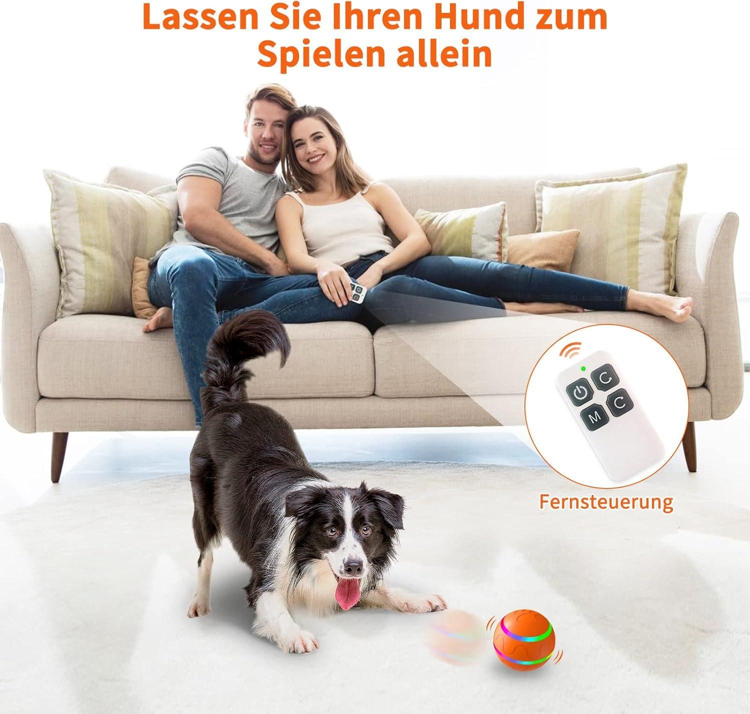 Auto Pet Toy - Ball - Orange