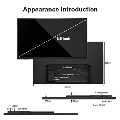 Goldstern - Gaming Monitor - 185HD - PM