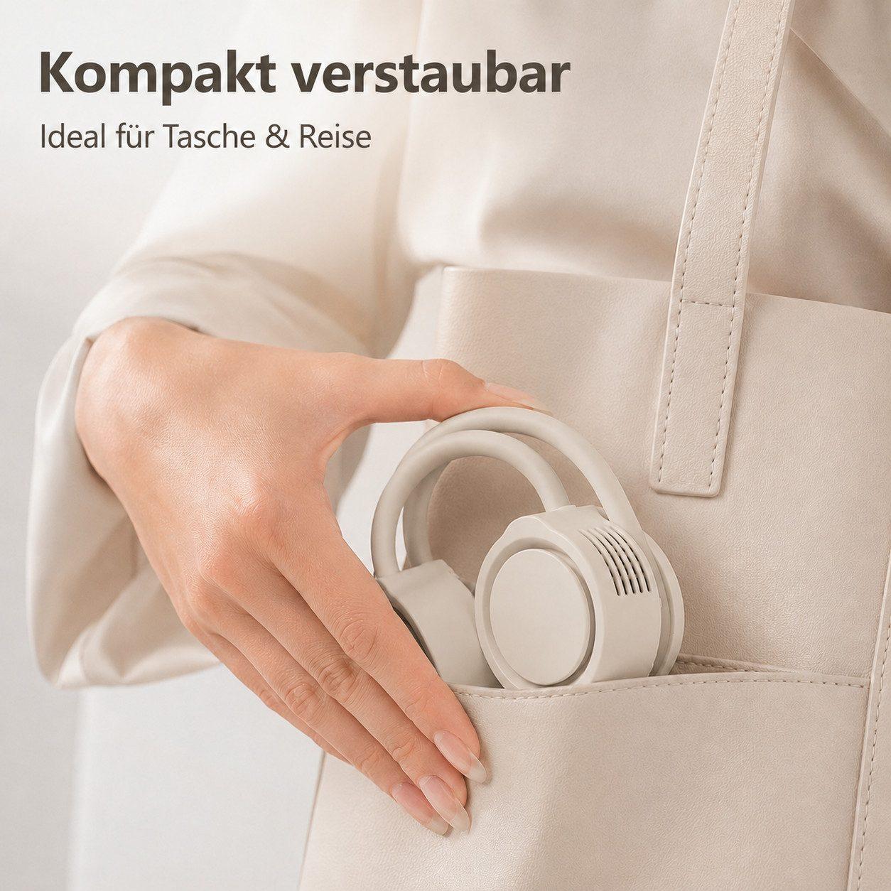 Zantan - Nackenventilator 360° verstellbar - Beige