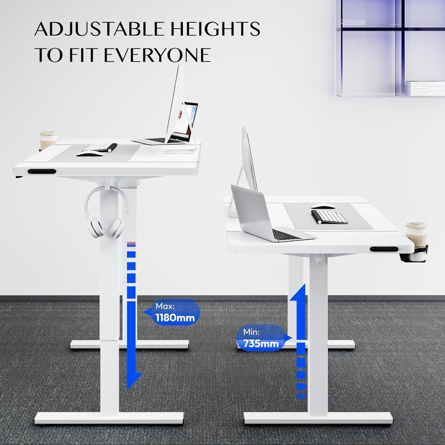 FLEXISPOT - Ergonomischer Sitz-Steh-Tisch