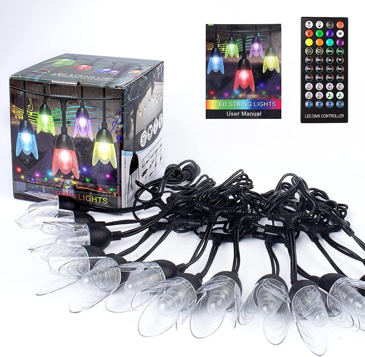 LED Lichterkette mit Bluetooth APP & Fernbedienung