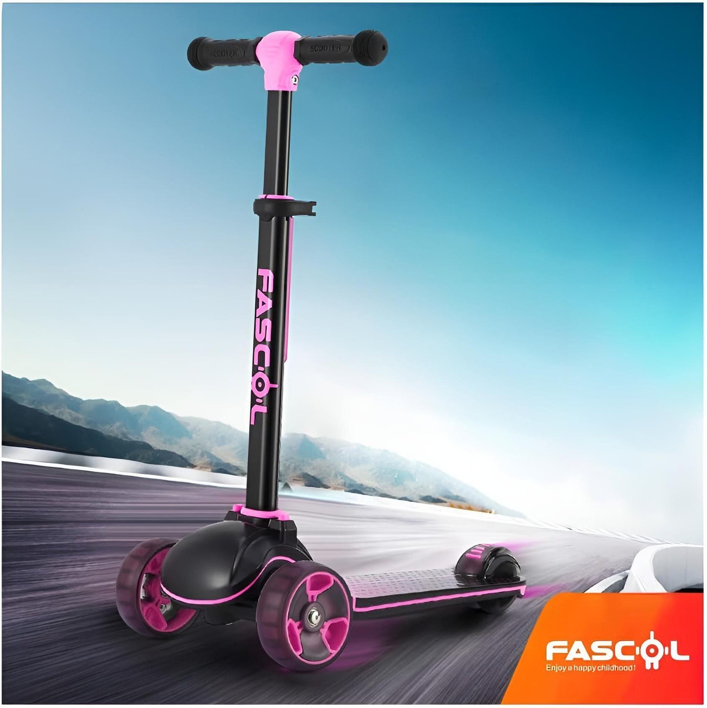 Fascol Dreiradscooter - Pink
