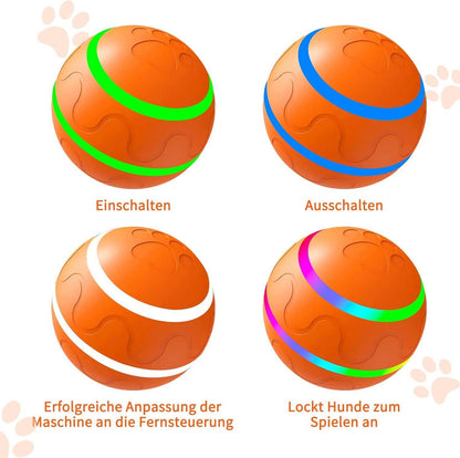 Auto Pet Toy - Ball - Orange