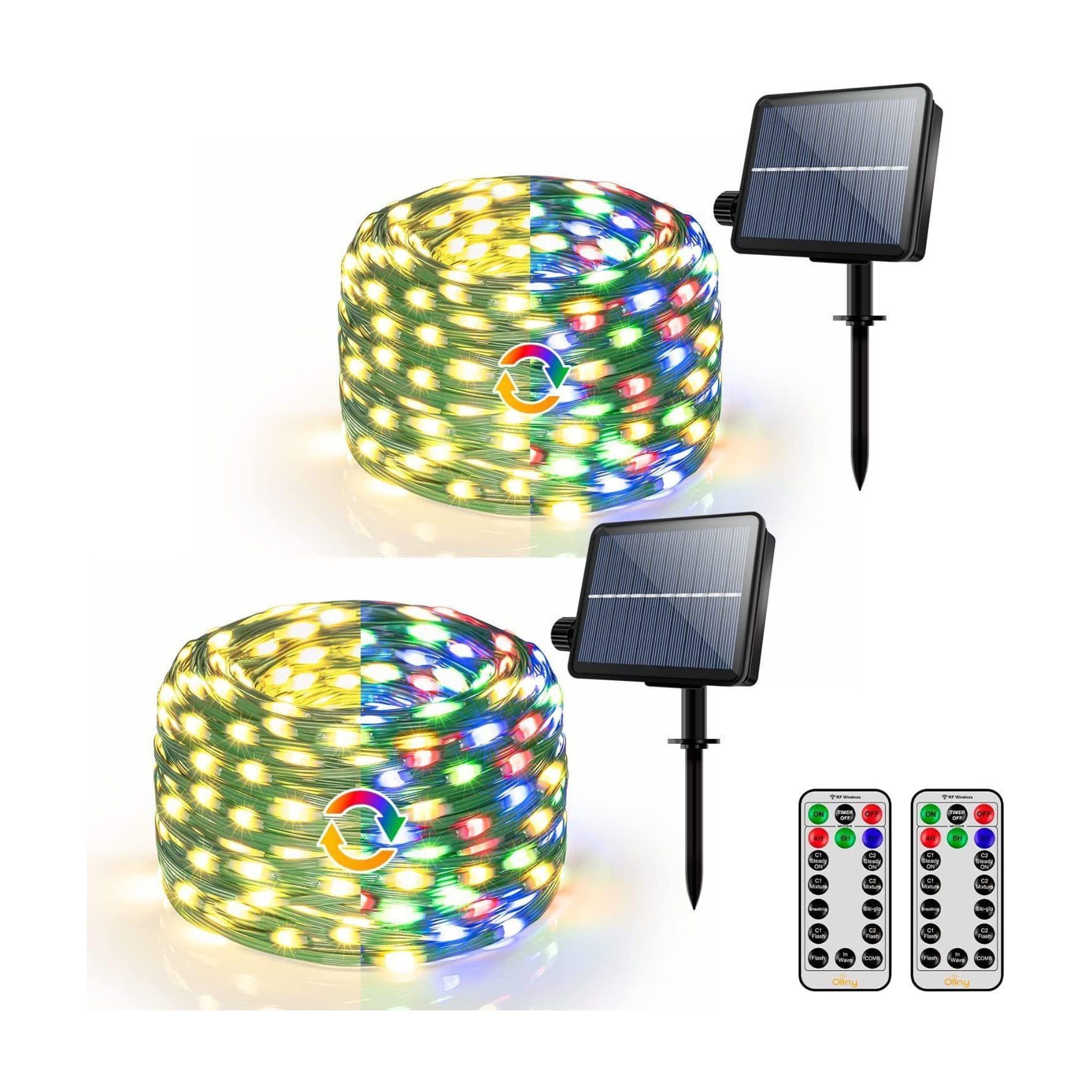 Ollny LED Solar - Lichterkette Set