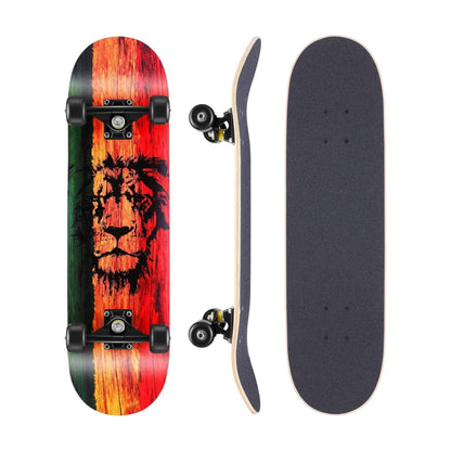 Weskate Skateboard - Lion-Orange