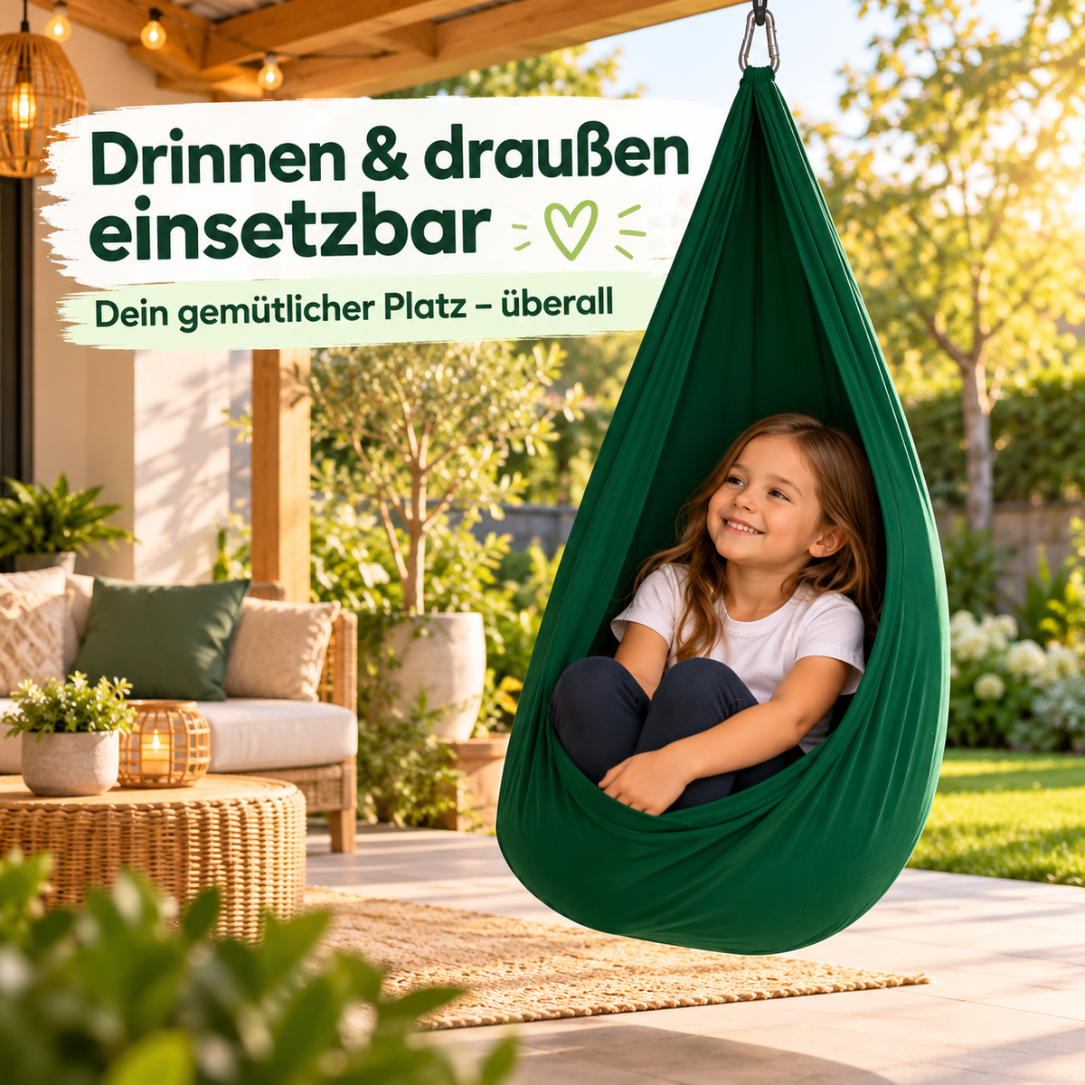 Kronenberg® Therapieschaukel – atmungsaktives Material Detailansicht