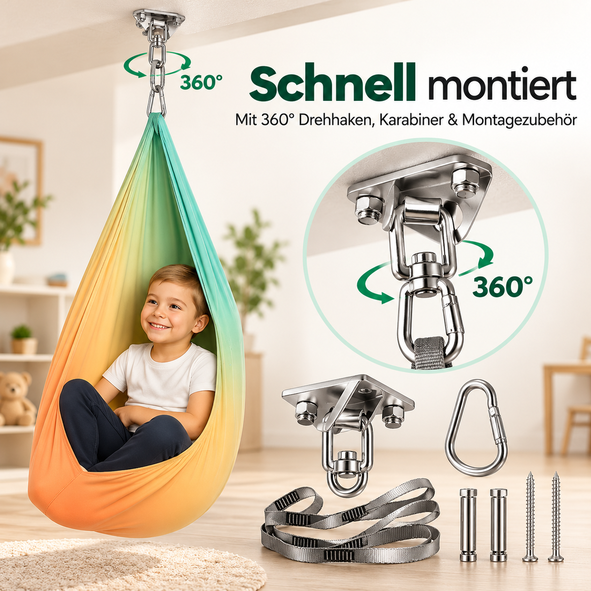 Kronenberg® Sensorische Kinder-Hängeschaukel