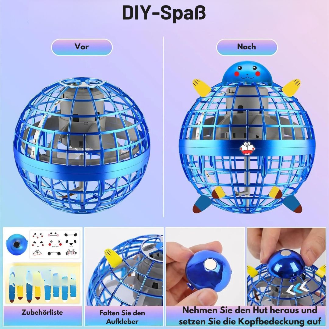 LED Flynova-Pro-Spinner - Blau