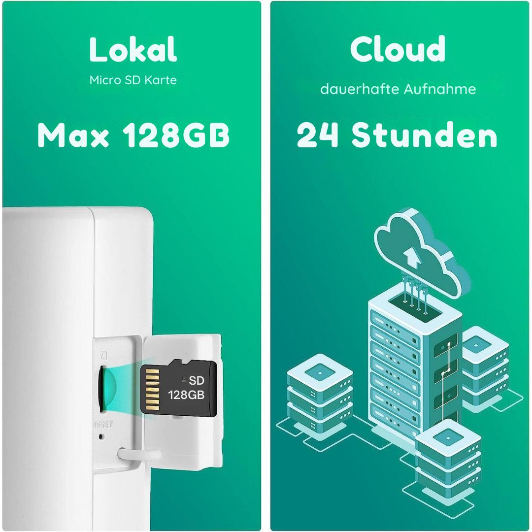 Überwachungskamera für Außen und Innen 2+2 Winees Smart Security