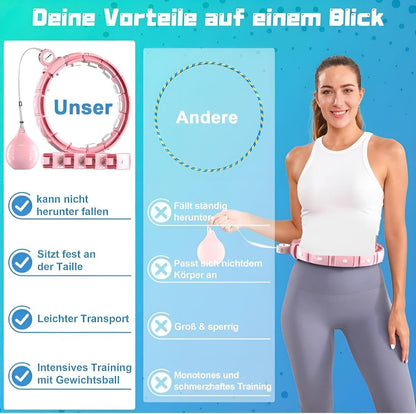 Cozylady - Smart Hula Hoop Reifen - Rosa