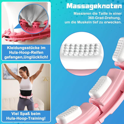 Cozylady - Smart Hula Hoop Reifen - Rosa