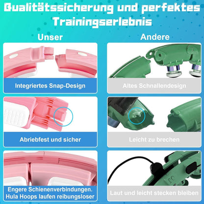 Cozylady - Smart Hula Hoop Reifen - Rosa