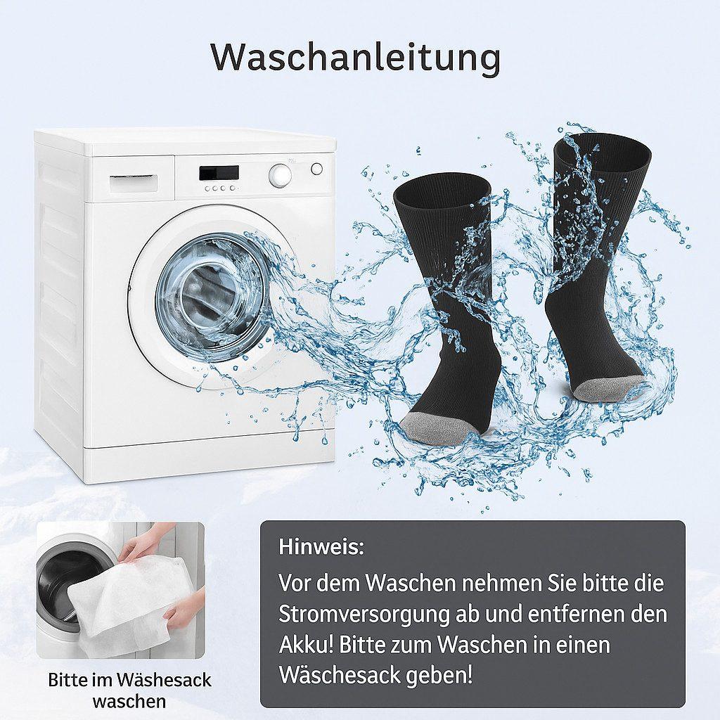 Isopho - Beheizbare Winter - Socken - M