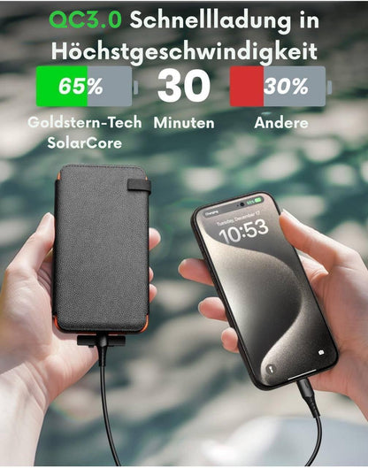 Goldstern - Powerbank - SolarCore 36800 mAH