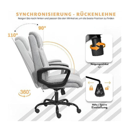 Ergonomischer Bürostuhl - grau