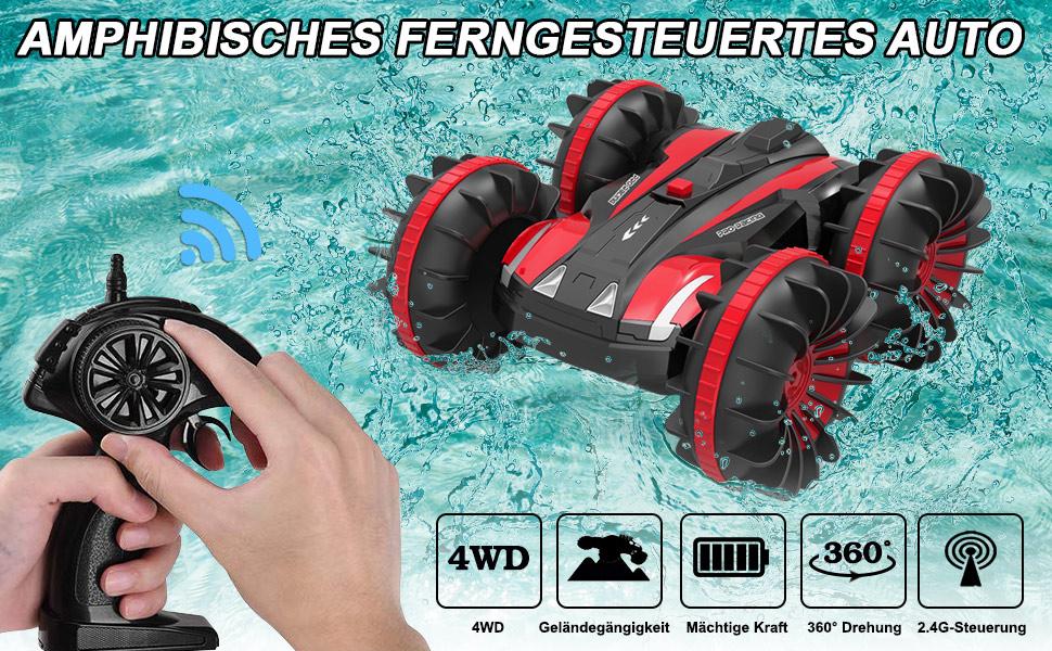 RC Amphibisch - ferngesteuertes Auto - Rot 02