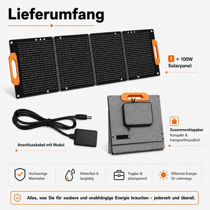 Solarmodul Monokristallin - 100W 24V