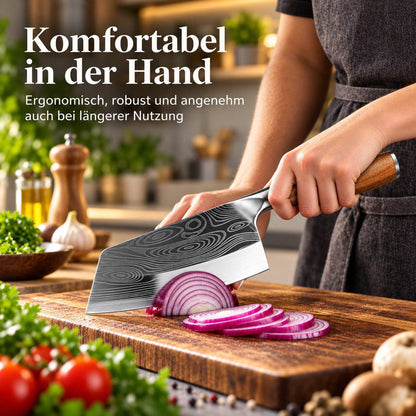 Heesem - Küchenmesser mit Holzgriff