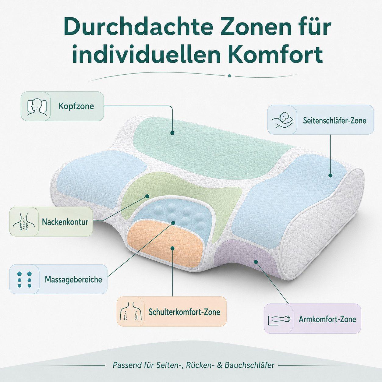 Memory Gelschaumkopfkissen - SCBL02
