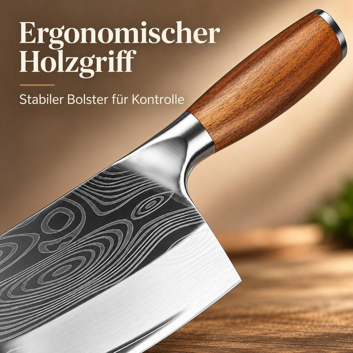 Heesem - Küchenmesser mit Holzgriff