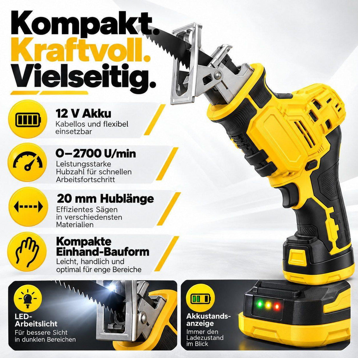 Fadakwalt Akku-Säbelsäge - DC52134