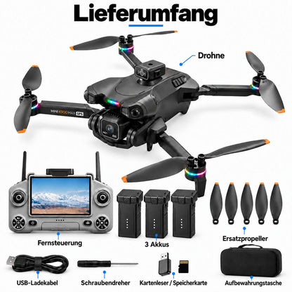 Goldstern RC Quadrocopter - K900 Max - 3 Akkus