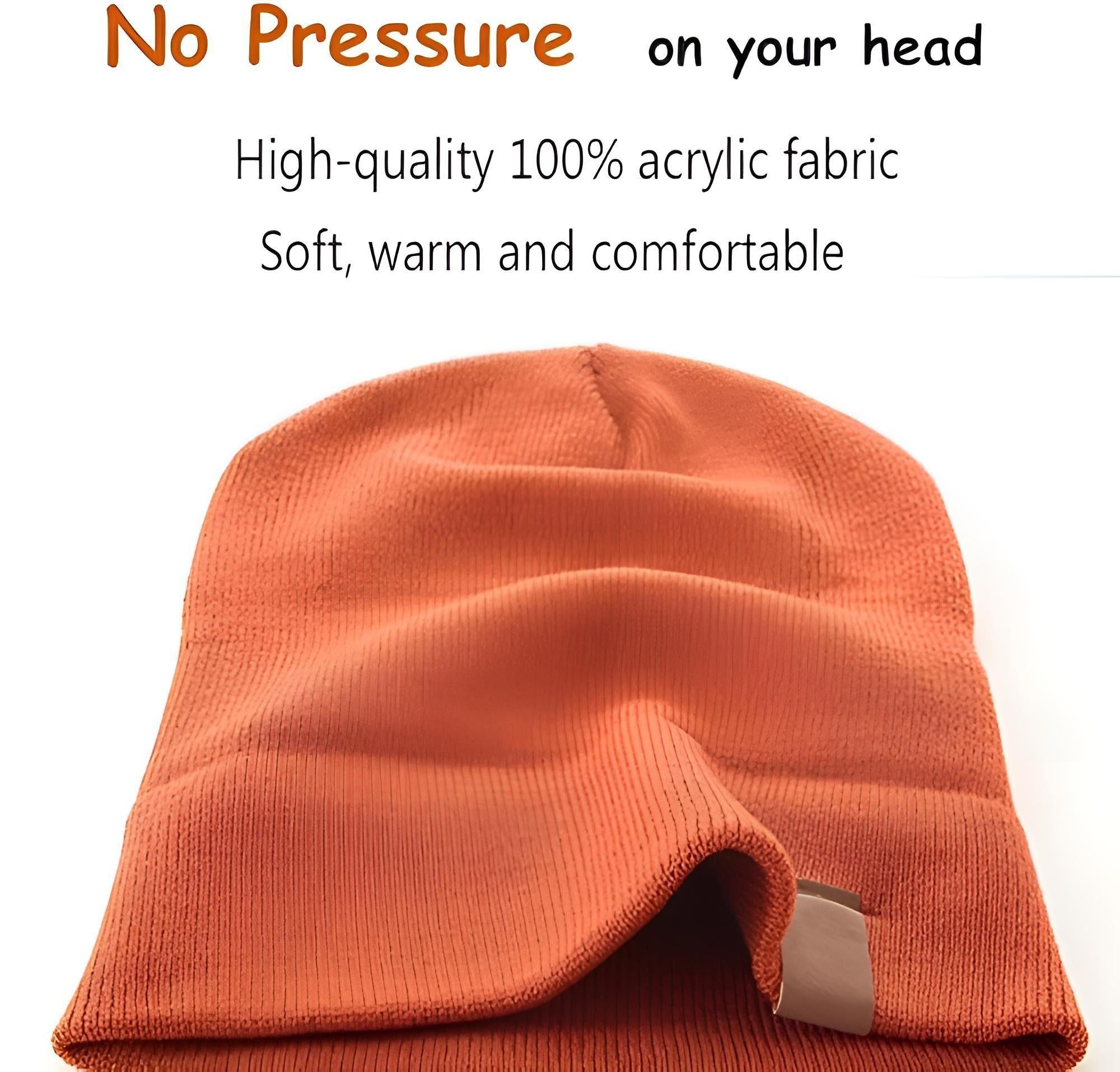 AHAHA Beanie - 21T Schwarz/Orange