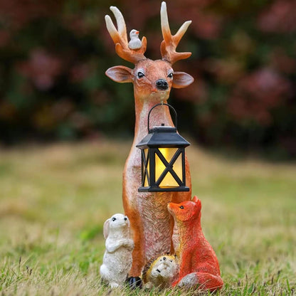 DIYARTS - LED - Hirsch Gartenfigur