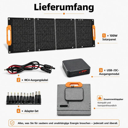 Solarmodul Monokristallin - 100W 24V