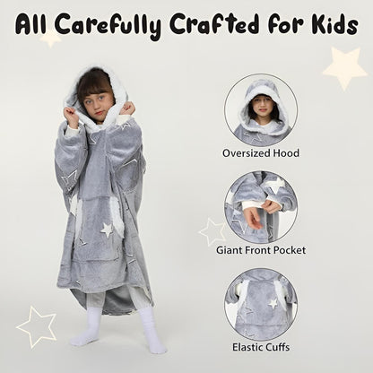 Winthome Kids Hoodie - SP61 Grau mit Stern