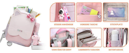 Auobag - Kinderrucksack - Katze Lila