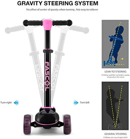 Fascol Dreiradscooter - Pink