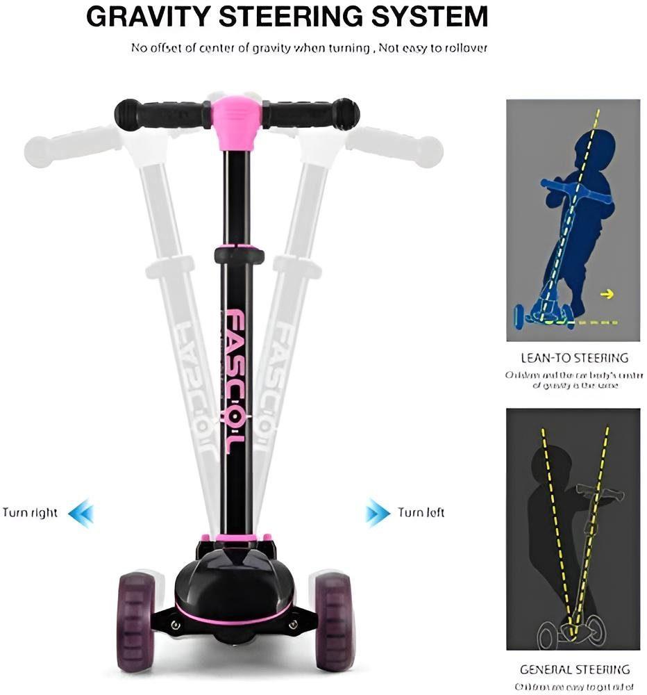 Fascol Dreiradscooter - Pink
