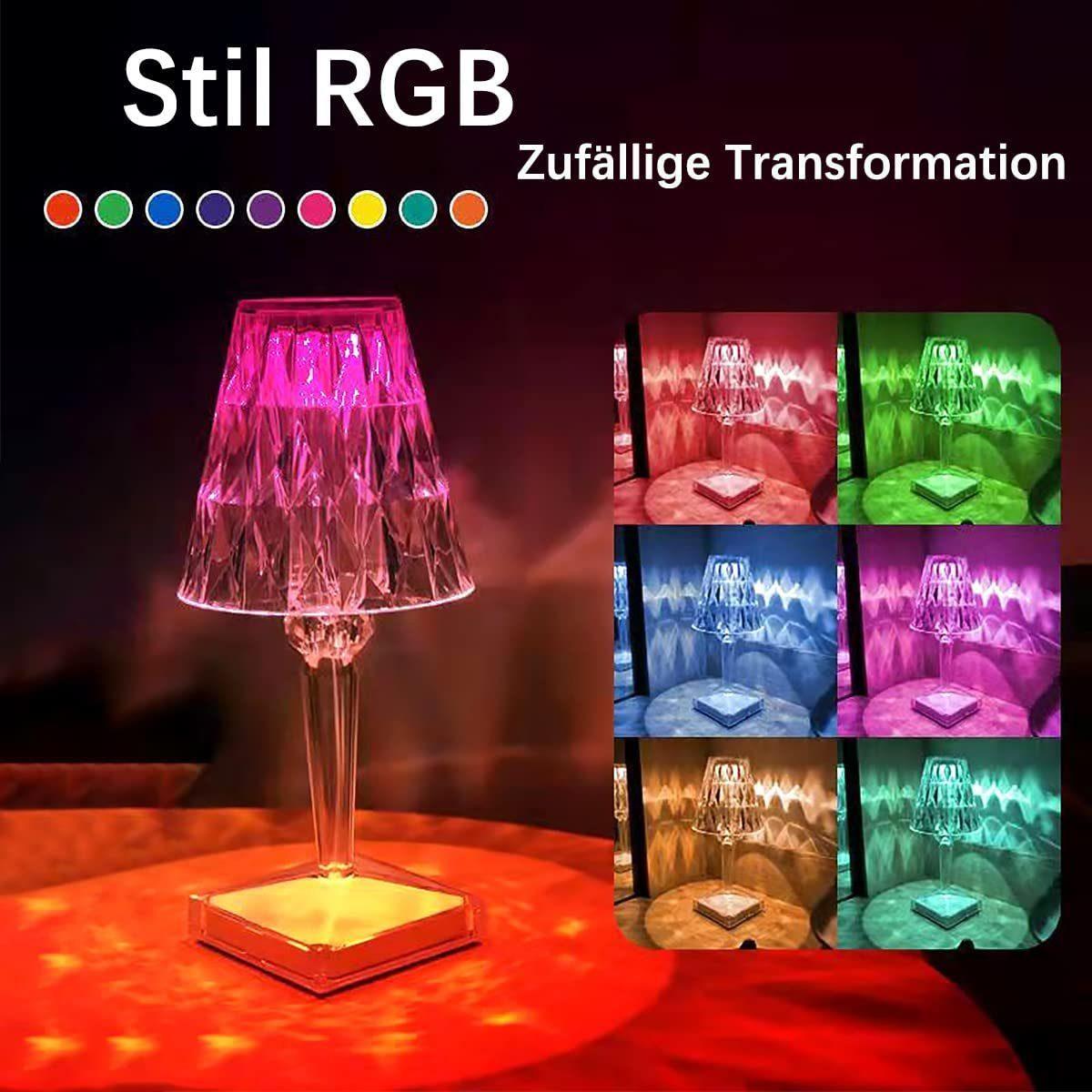 Diyarts Nachttischlampe Keagan-LED-Kristal-16