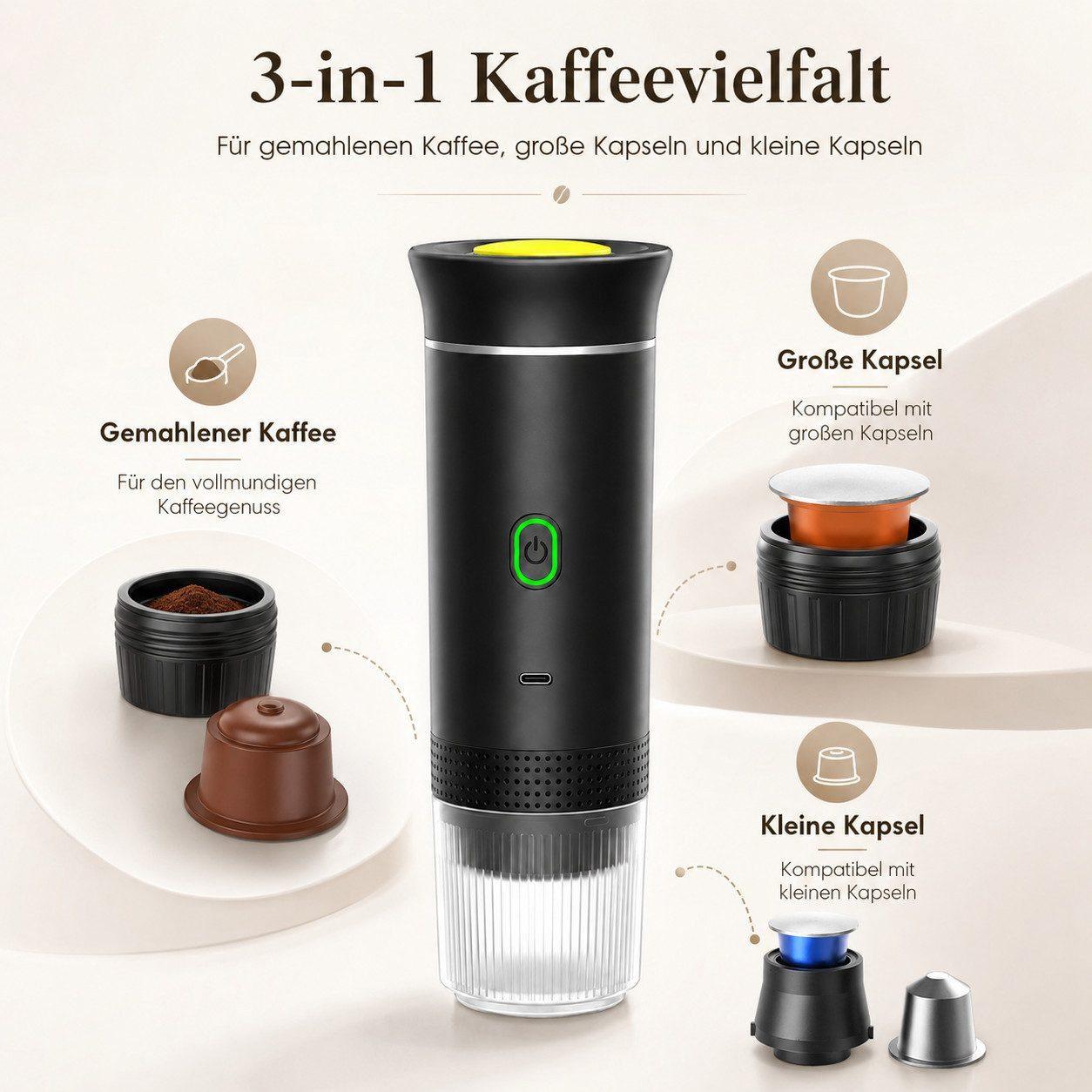 Goldstern Portable Reisekaffeemaschine - 20 Bar