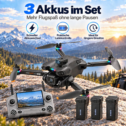 Goldstern RC Quadrocopter - K900 Max - 3 Akkus