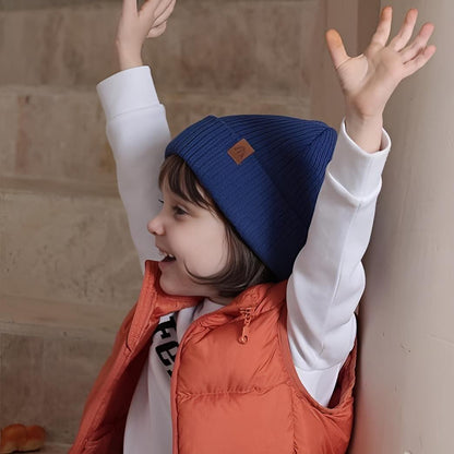AHAHA Kinder Beanie - 3TV7 Grün/Blau