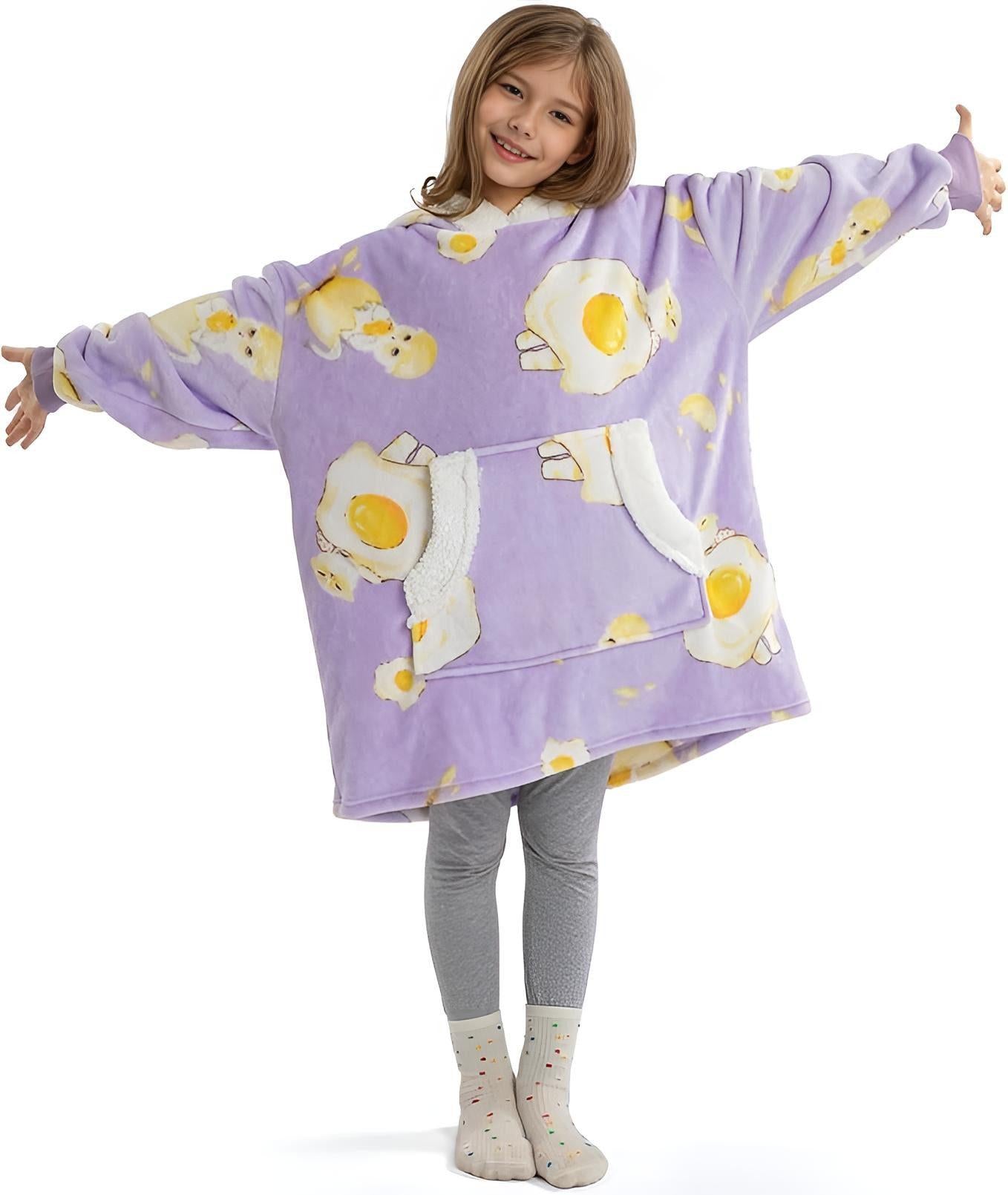 Winthome Kids Hoodie - SF5N Lila mit Kücken